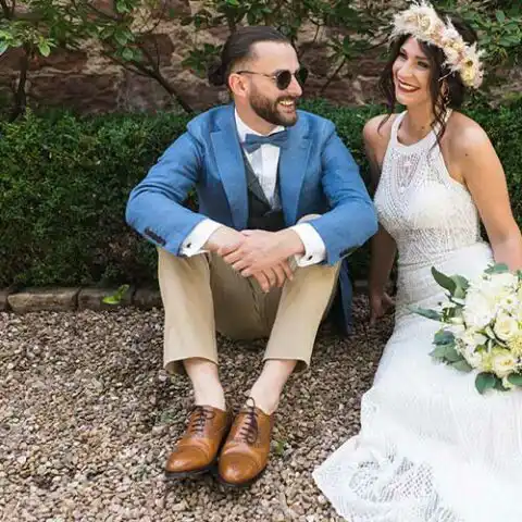 Hochzeitsanzug nach Maß im Boho Style